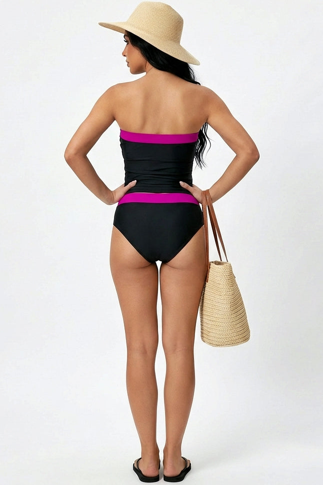 Bandeau Tankini Set