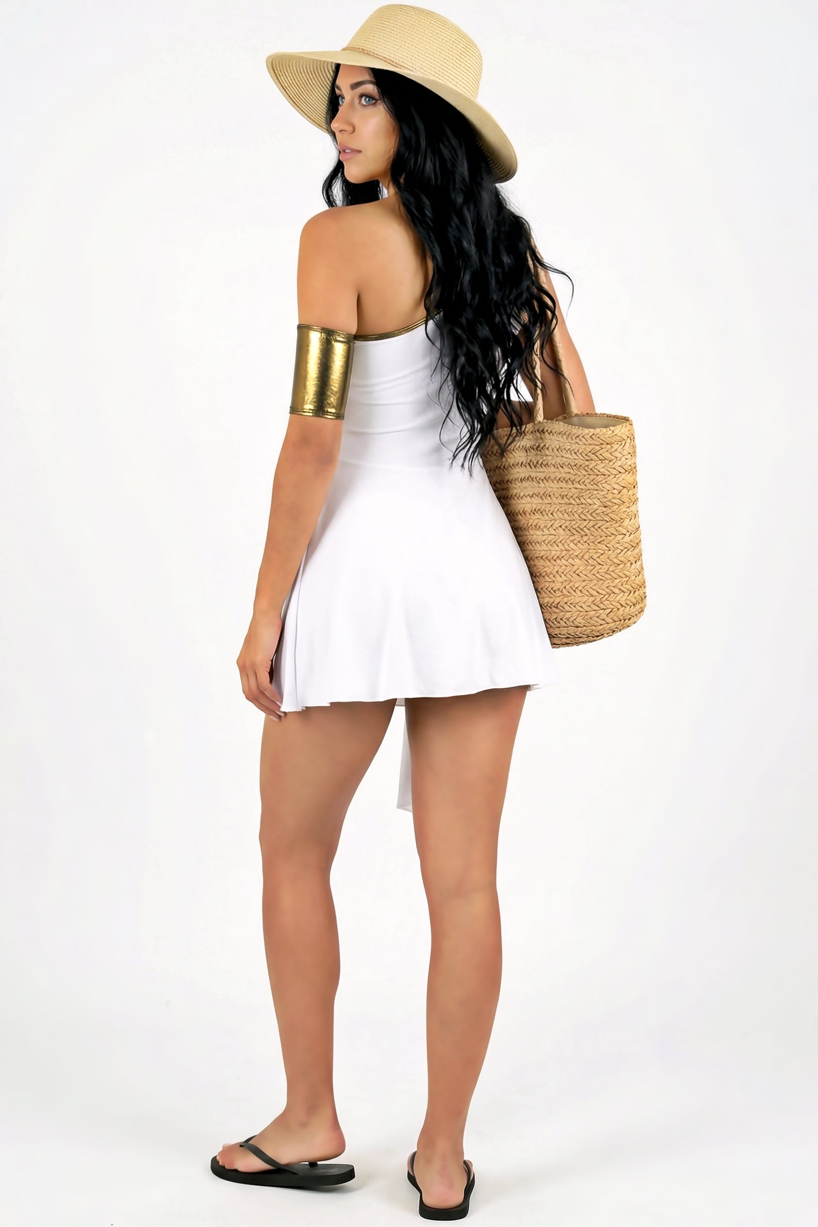 Off-Shoulder Beach Dress