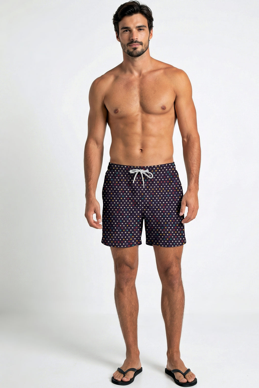 Retro Dot Swim shorts