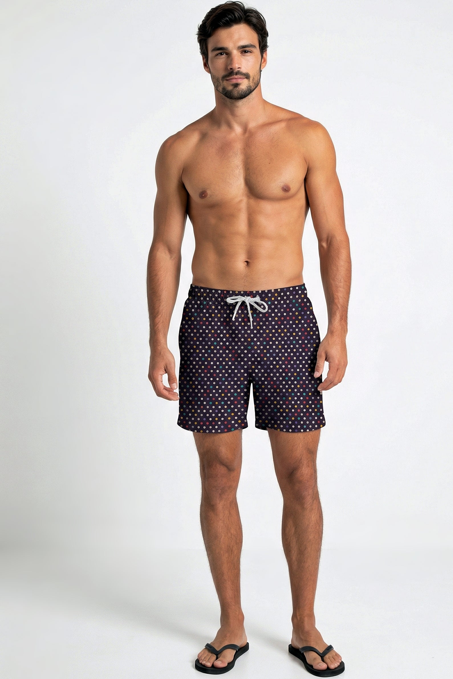 Retro Dot Swim shorts