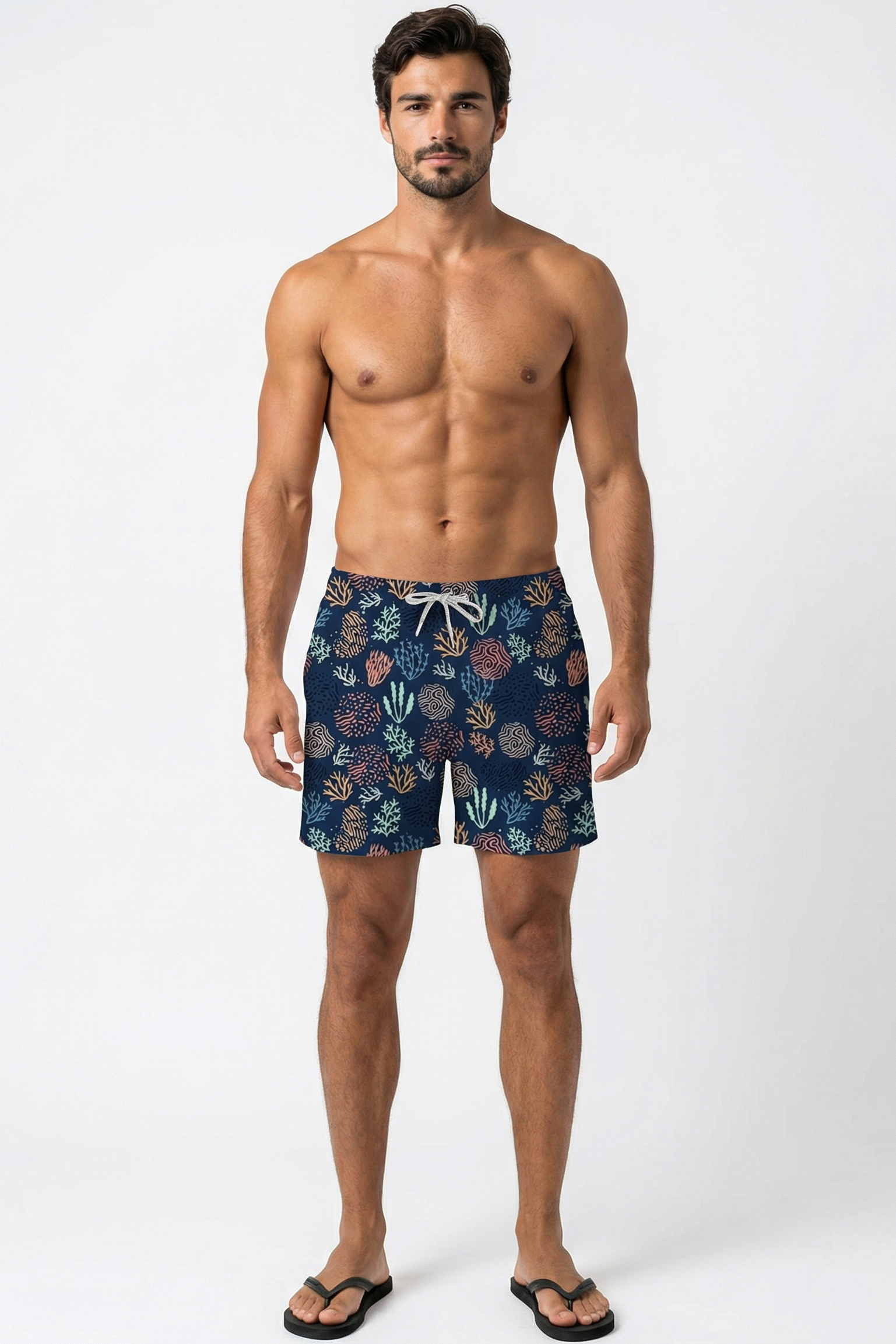 Blue Corals Swim Shorts