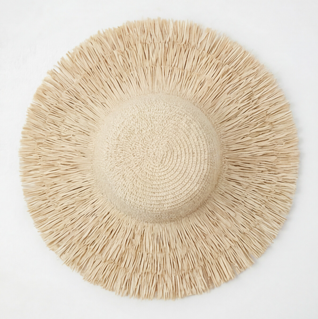 Fuz Straw Hat - Beige