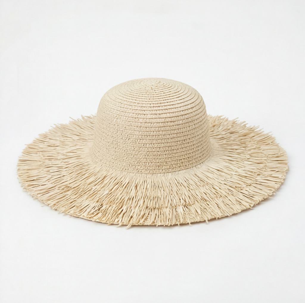 Fuz Straw Hat - Beige