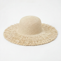 Fuz Straw Hat - Beige